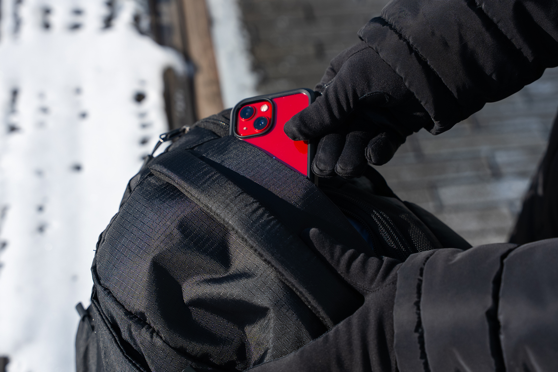 tomtoc Navigator-T66 Liteway Travel Laptop Backpack (28L) In Use