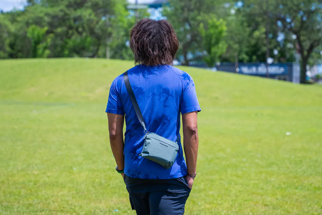 Bellroy Tokyo Side Bag (borsa a tracolla sottile e professionale per tutti i giorni, marsupio, borsetta) - Khaki