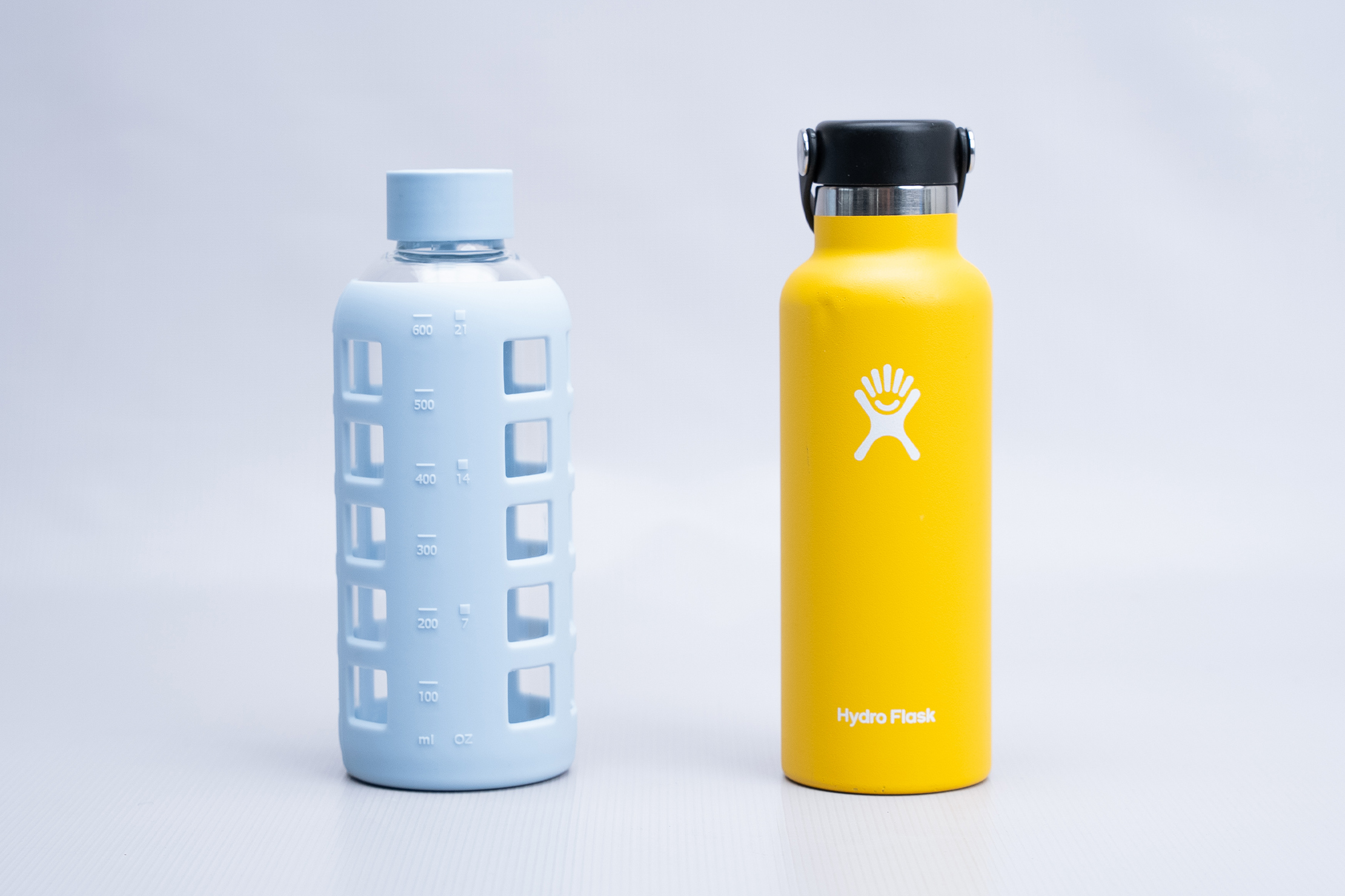 purifyou Premium 22 oz Glass Water Bottle Comparison