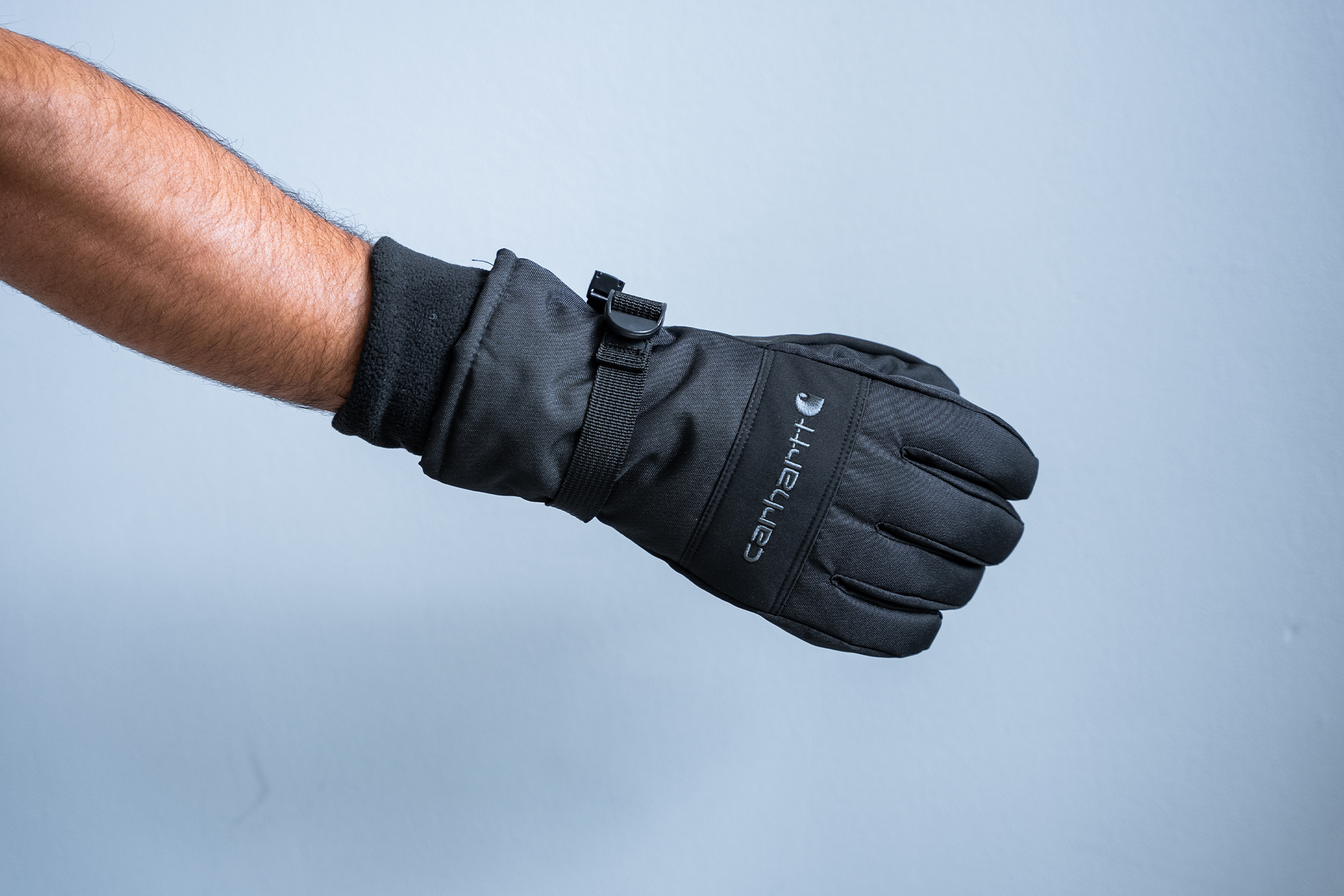 Orders gloves for really cold weather