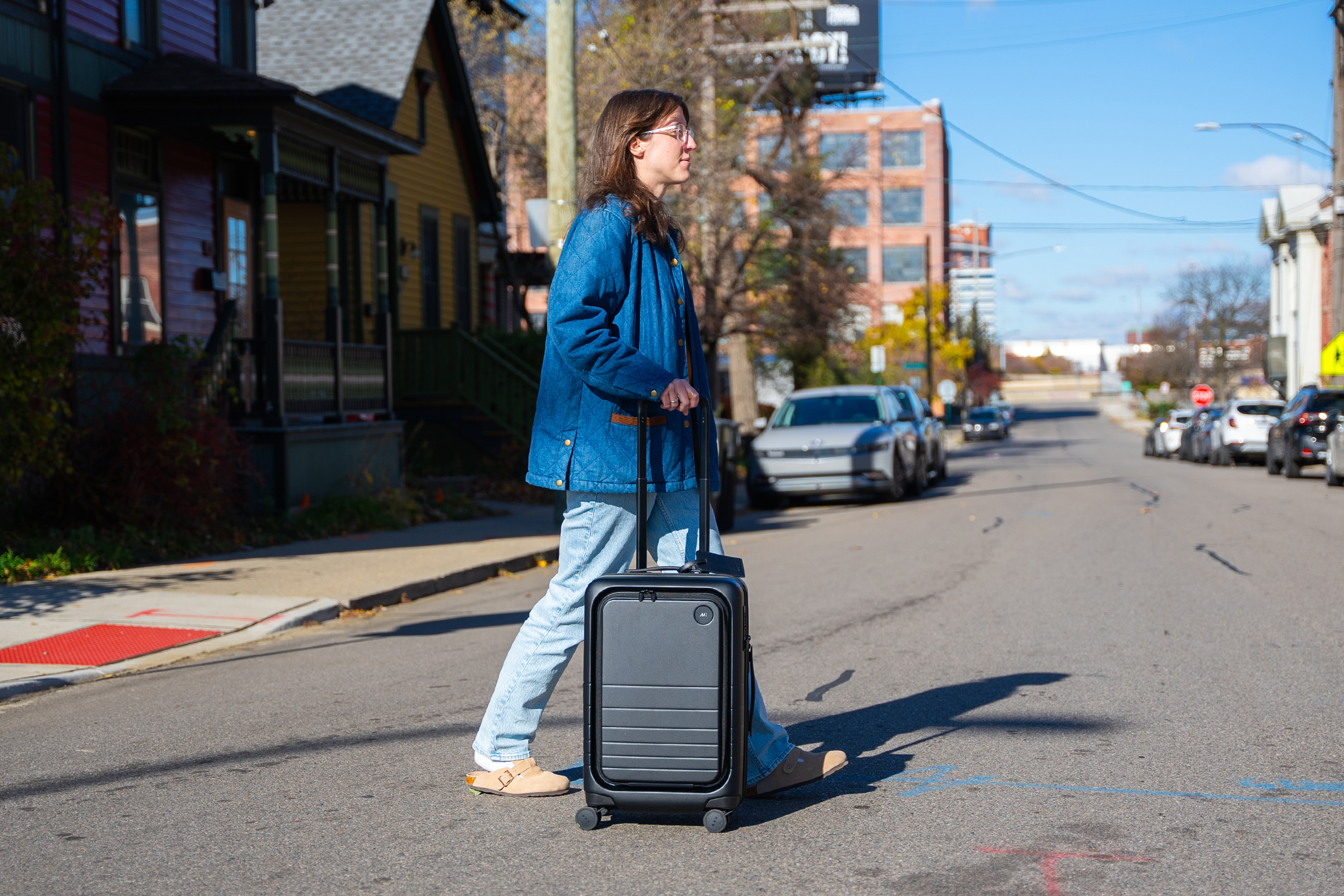 Monos Expandable Carry-On Pro Walking