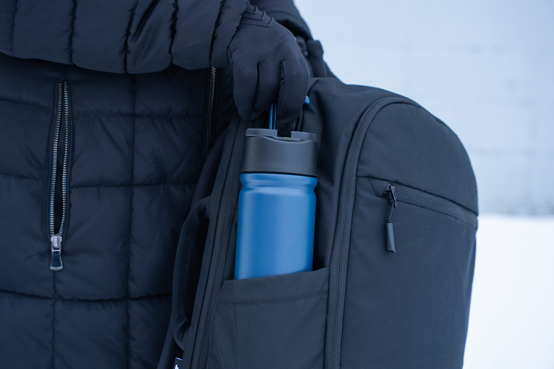 GOVO T5 Stainless Steel Bottle Side Pocket