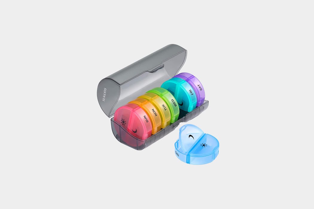 Sukuos Weekly Pill Organizer