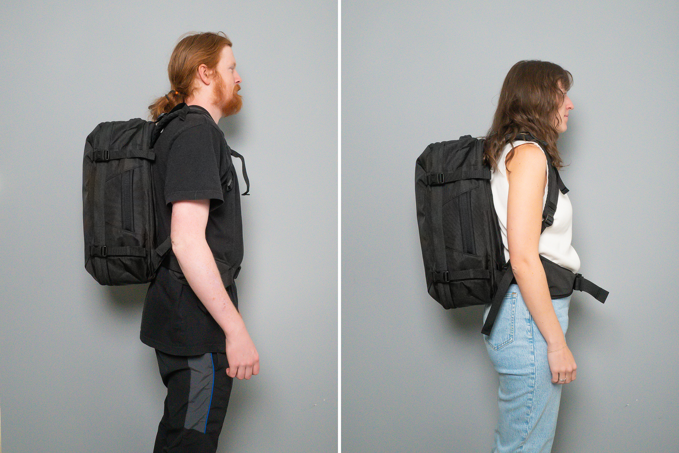 Tortuga Expandable Backpack Side By Side