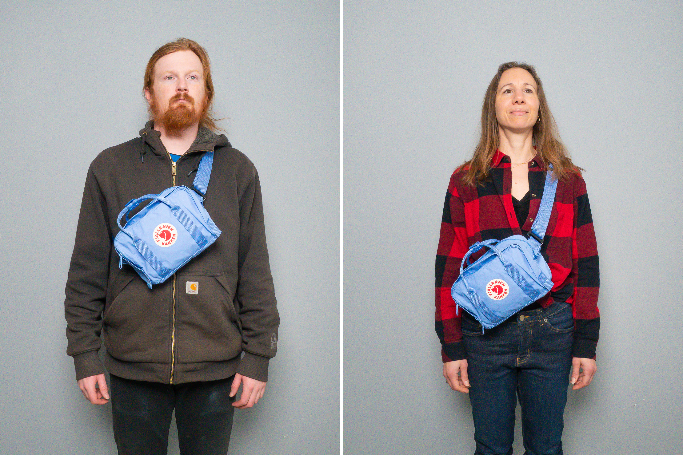 Fjallraven Kanken Hip Pack Plus Side by Side