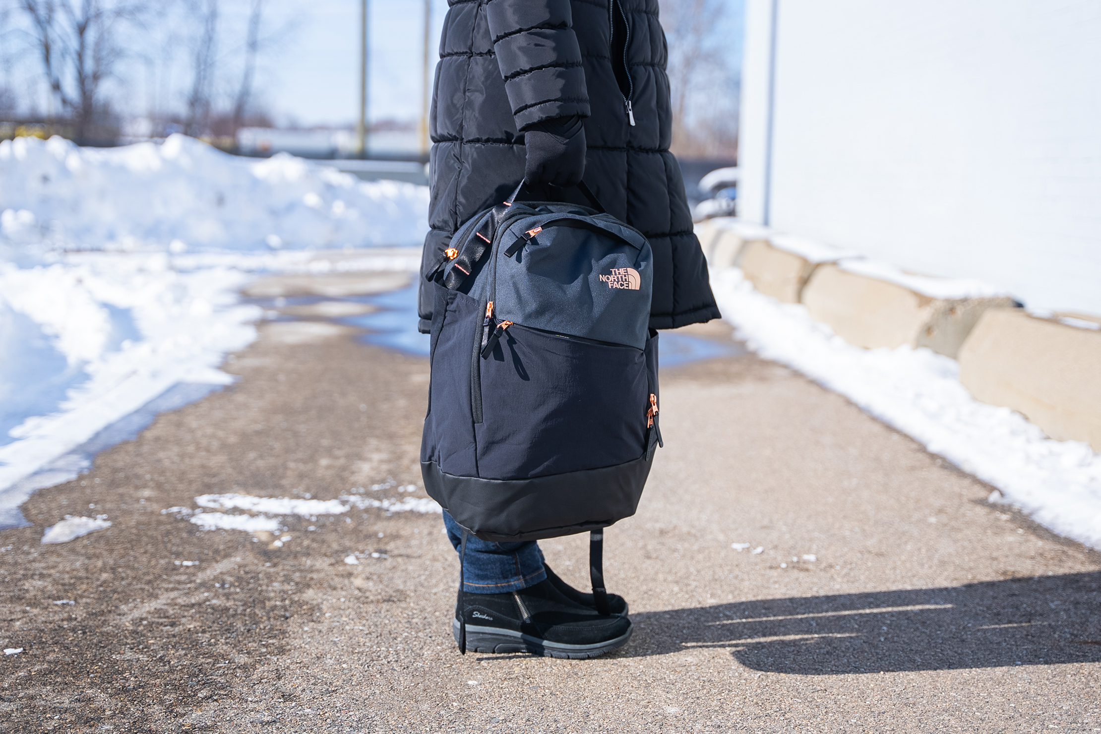 The North Face Isabella Transit Backpack in Use