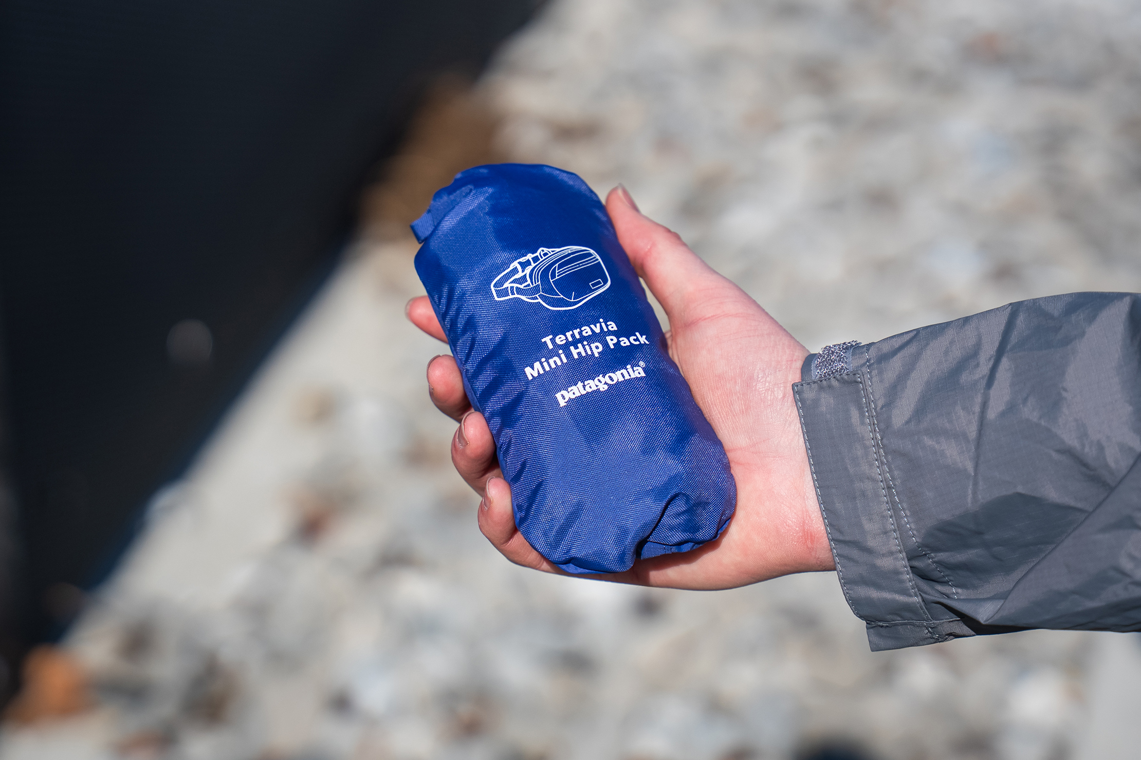 Patagonia Terravia Mini Hip Pack Packed