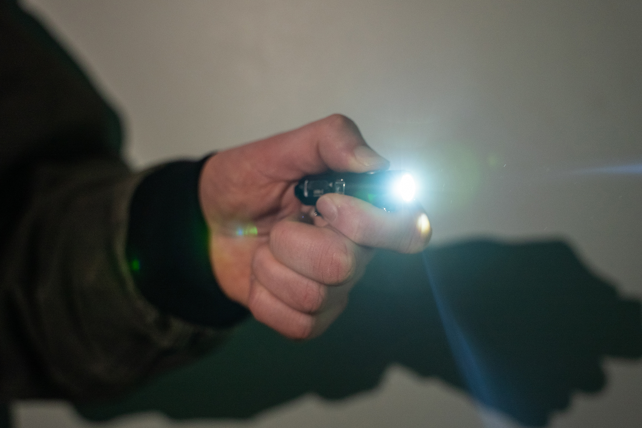 RovyVon Aurora A3 (G4) USB-C Keychain Flashlight On