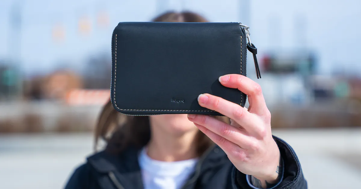 bellroy leather travel wallet black RFID boarding passes or receipts Bellroy Travel Folio, Leather Passport