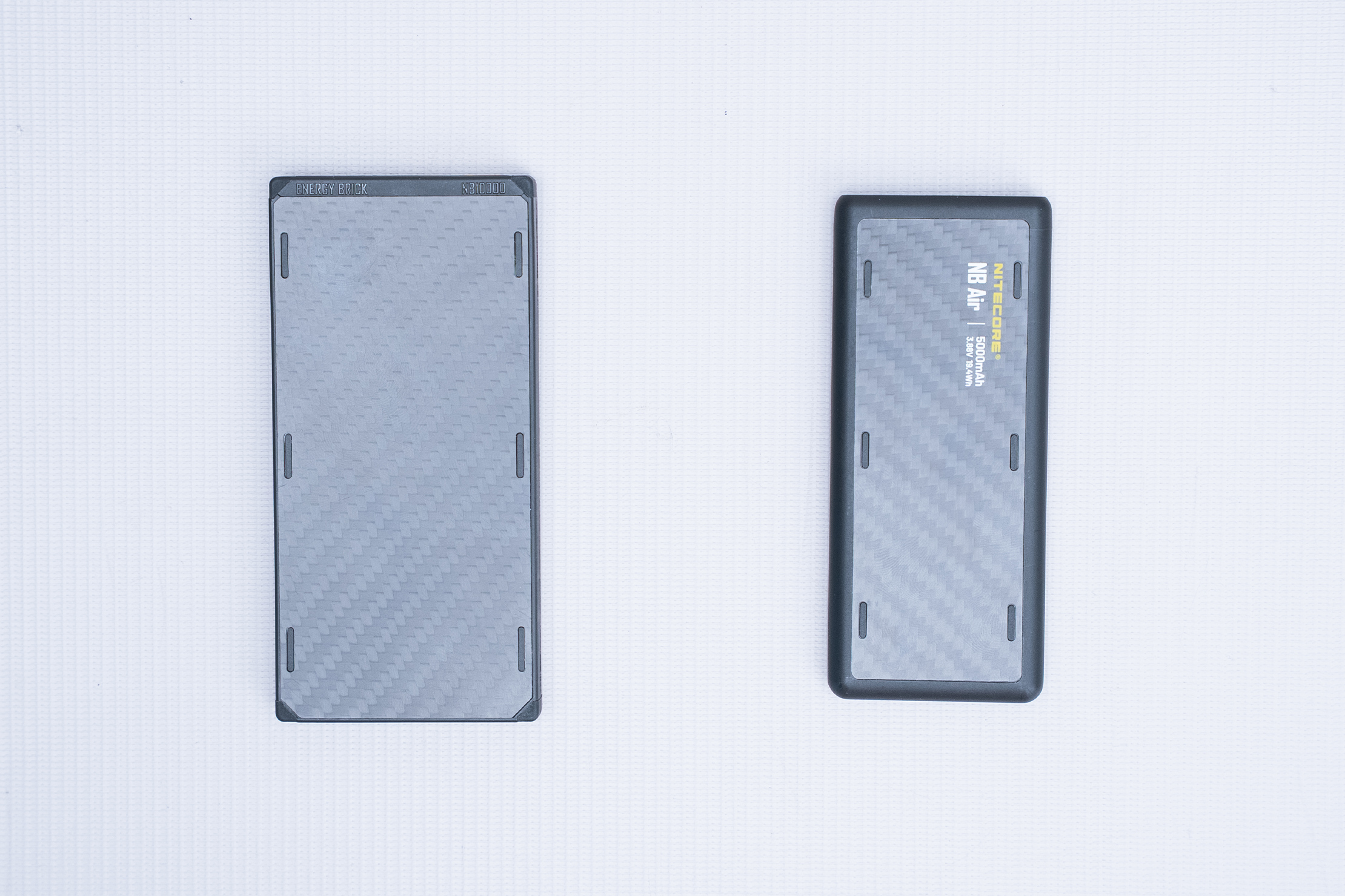 Nitecore NB Air Ultra Lightweight and Slim USB-C 5000mAh Power Bank Comparison