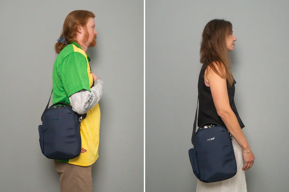 Pacsafe V Anti-Theft Tour Crossbody Side by Side