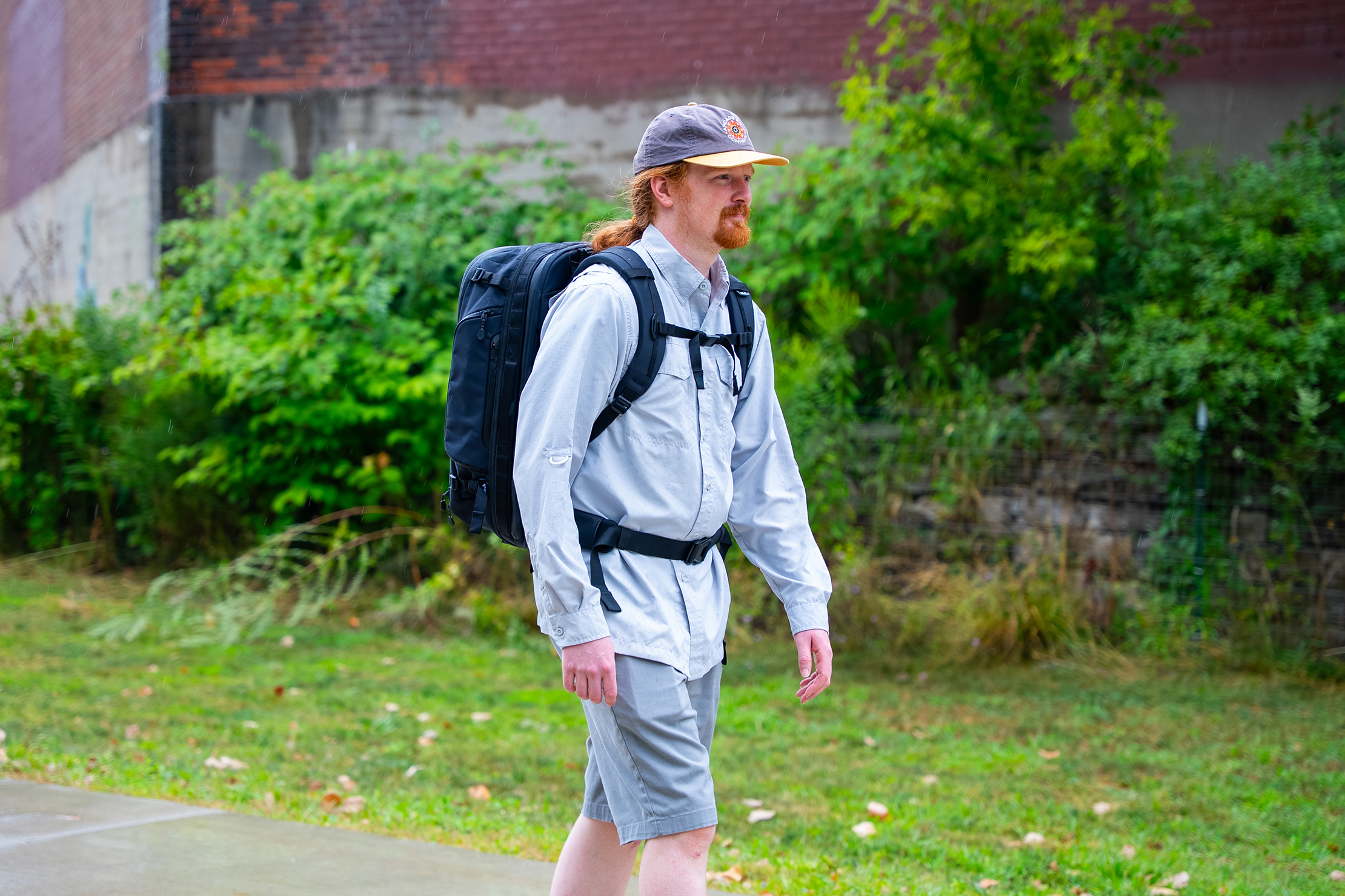 Mous Optimal Travel Backpack Harness System In Use