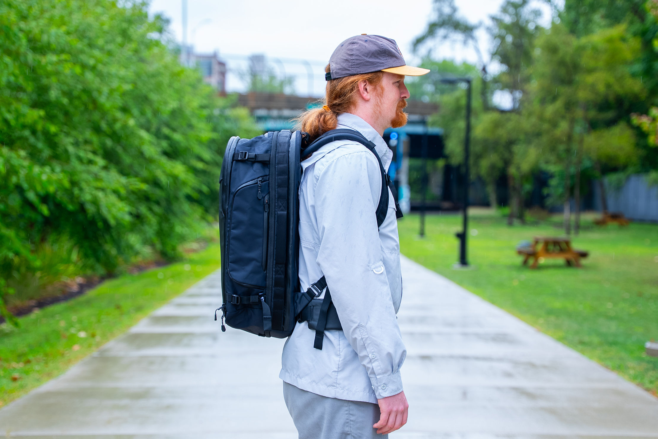 Mous Optimal Travel Backpack Side Profile