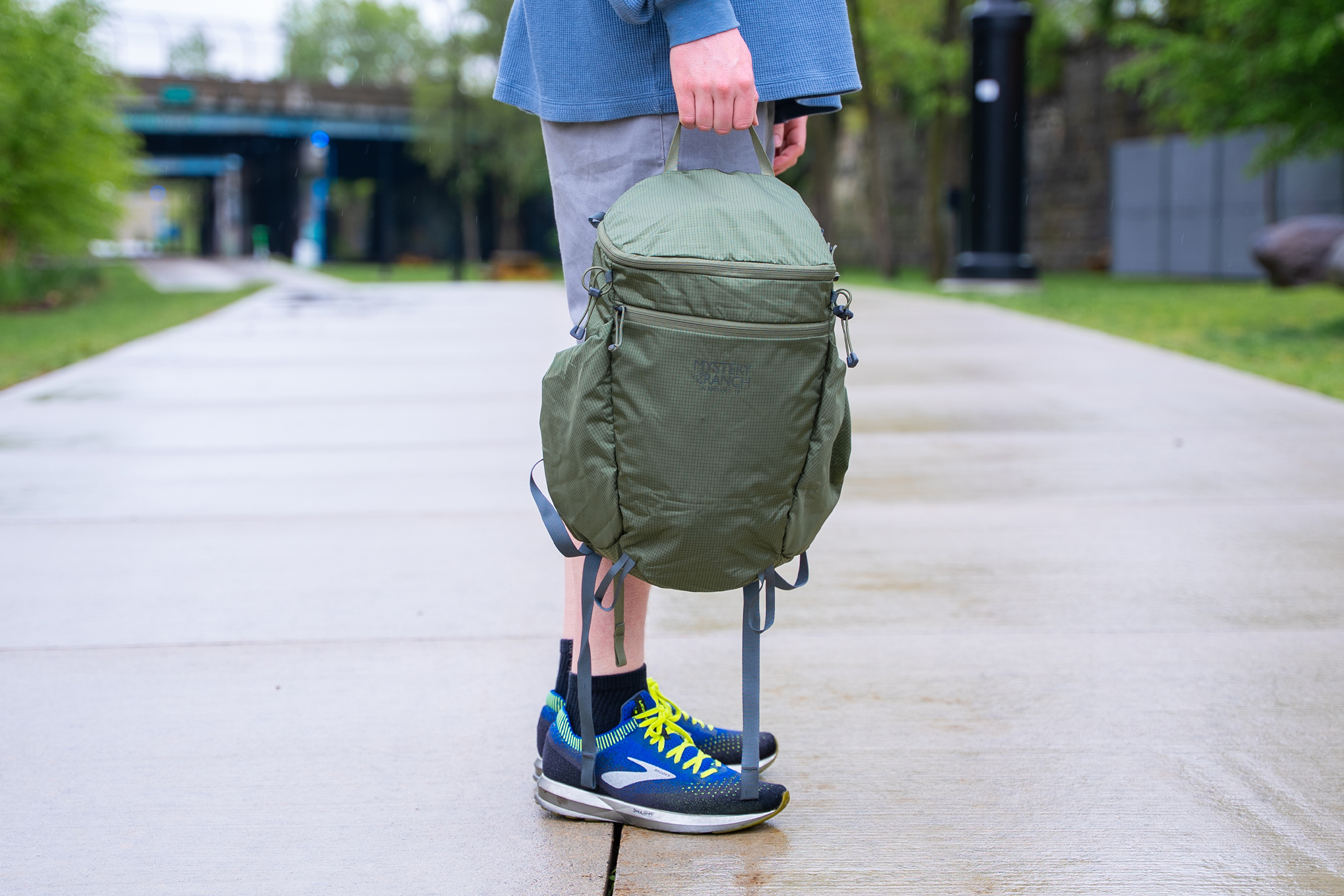 Mystery Ranch In and Out 18 | The pack is easy to stow away into the secondary compartment.