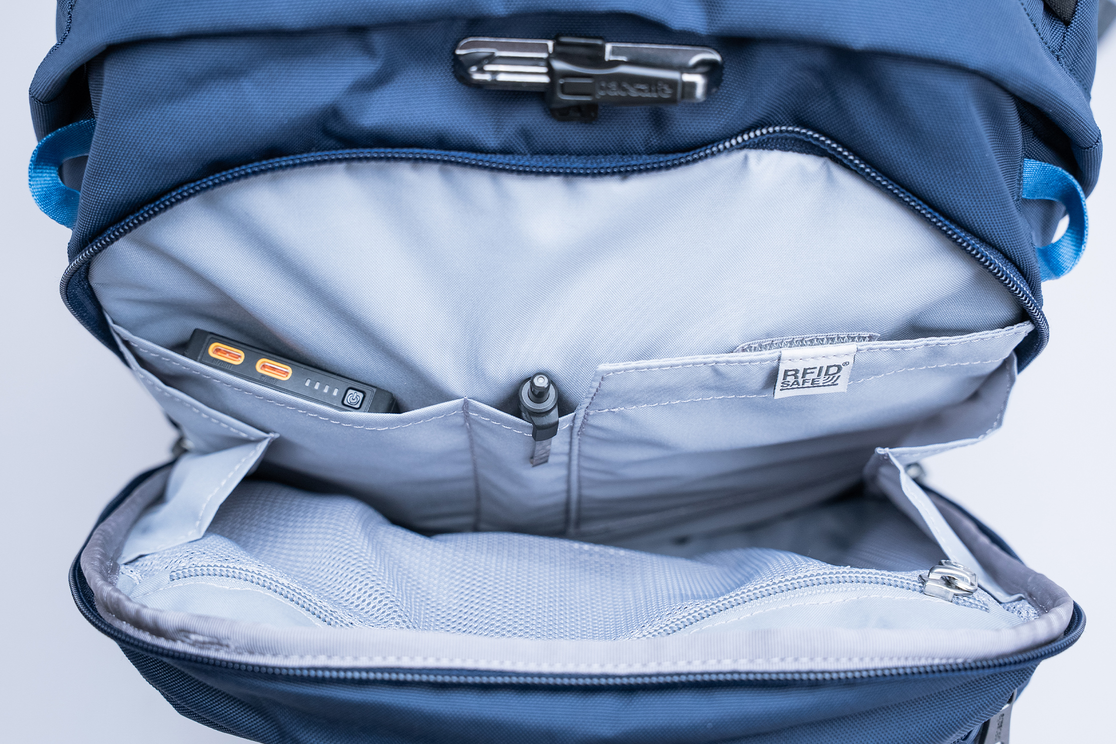 Pacsafe V 26L Anti-Theft Tour Backpack Slip Pocket
