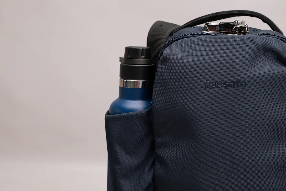 Pacsafe V Anti-Theft Tour Crossbody Water Bottle