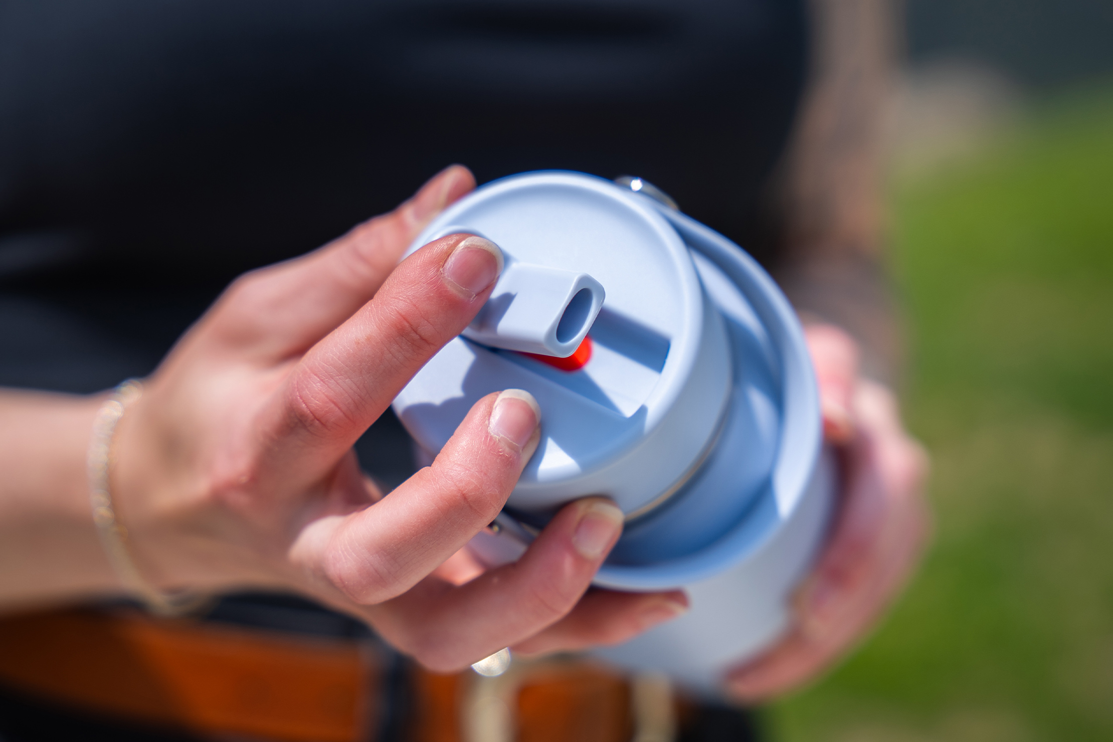 Hydro Flask 24 oz Wide Mouth Travel Bottle with Flex Straw Cap Straw