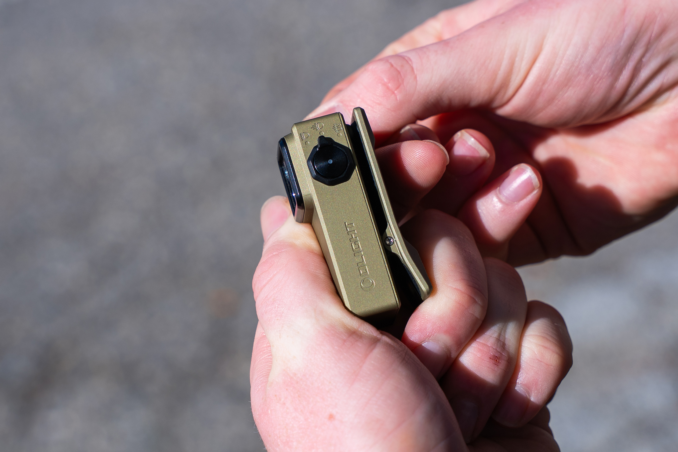 Olight Oclip Ultra Clip-On EDC Light Dial