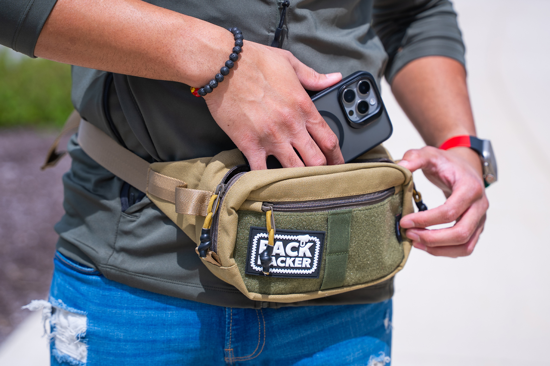 Roaring Fire Ridger Waist Pack In-Use