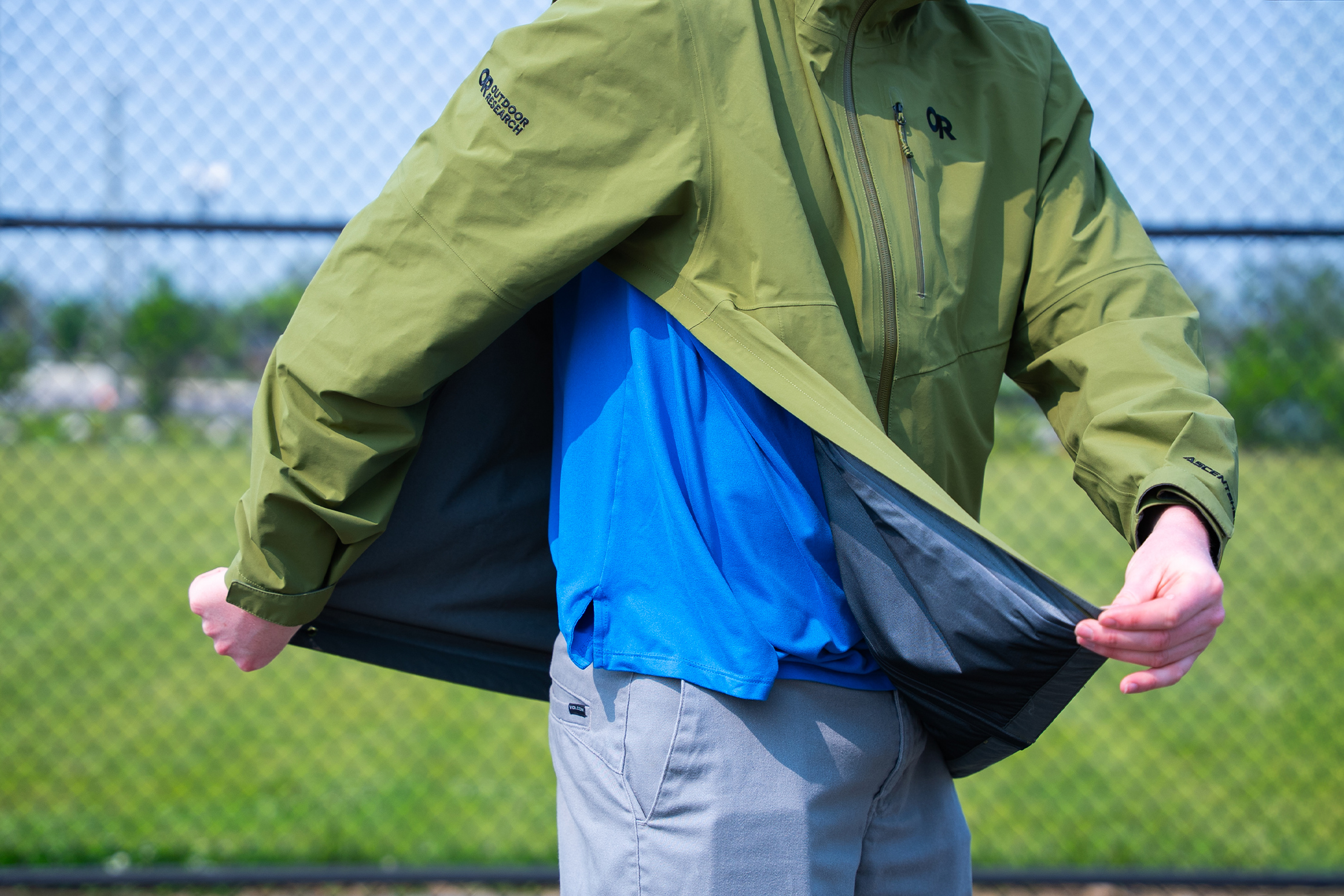 Outdoor Research Foray 3L Rain Jacket Torso