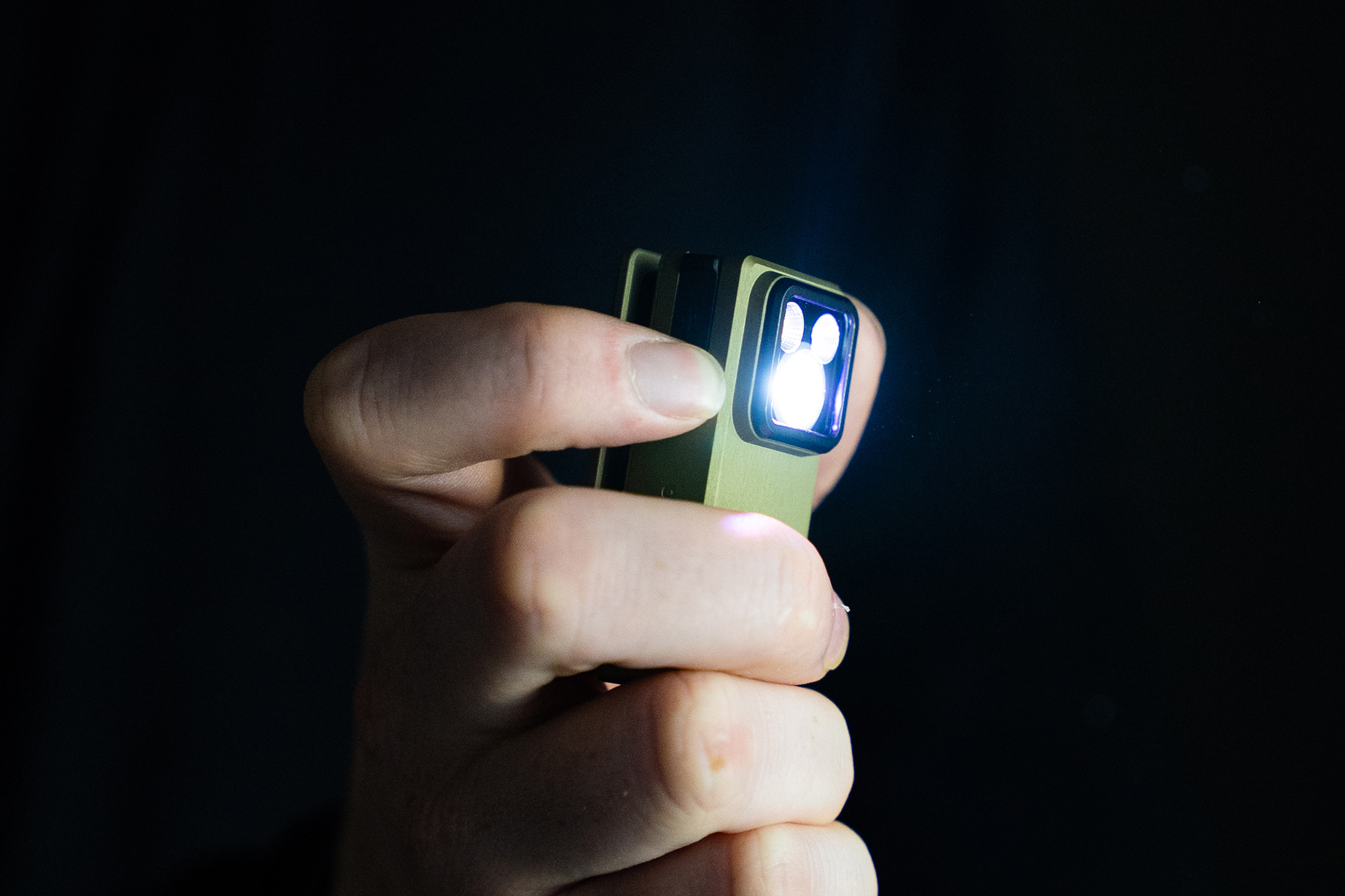 Olight Oclip Ultra Clip-On EDC Light On