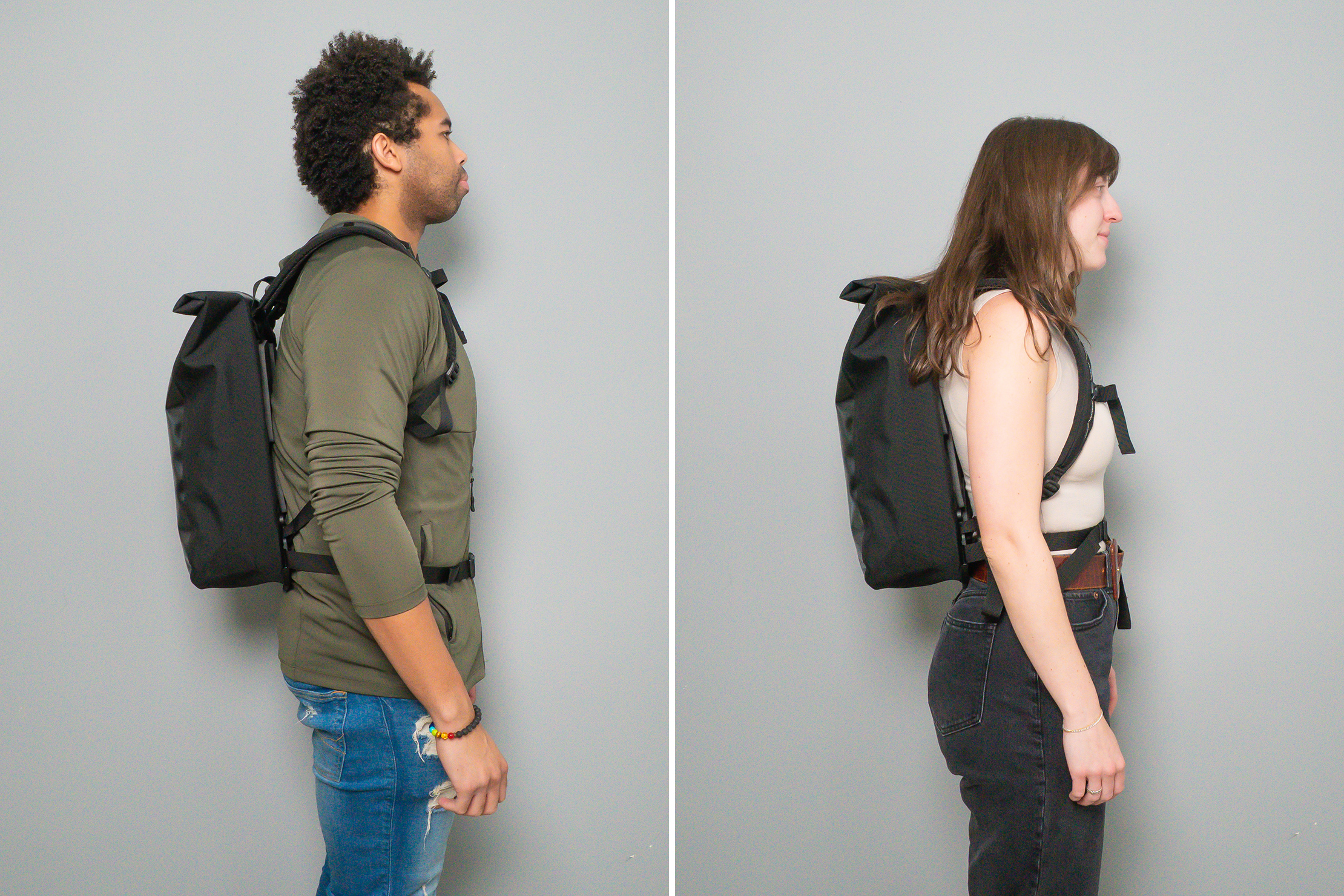 ORTLIEB Velocity Waterproof Backpack 17L Side-by-Side