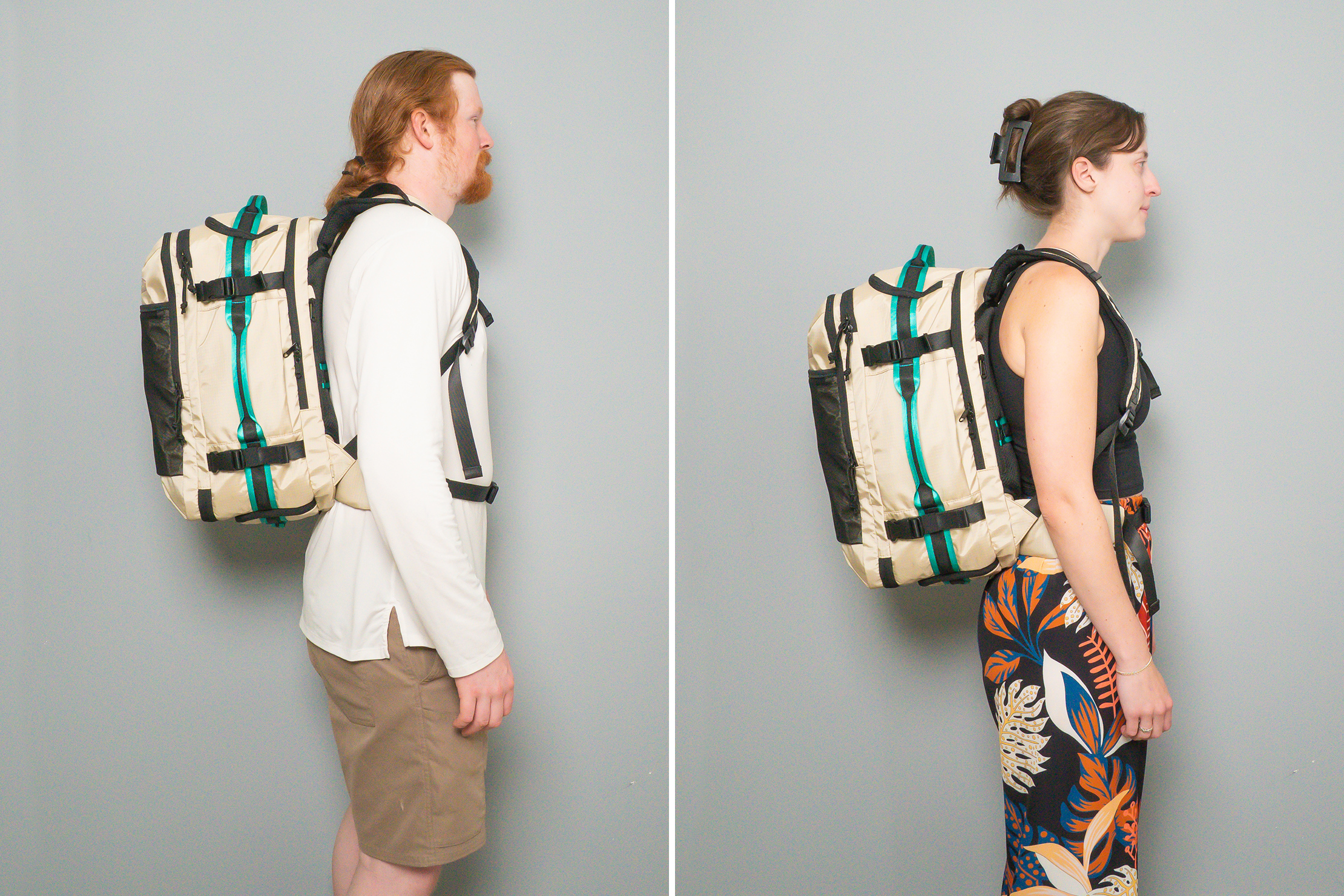 BAGSMART Blast Pro 40L Travel Backpack Side By Side
