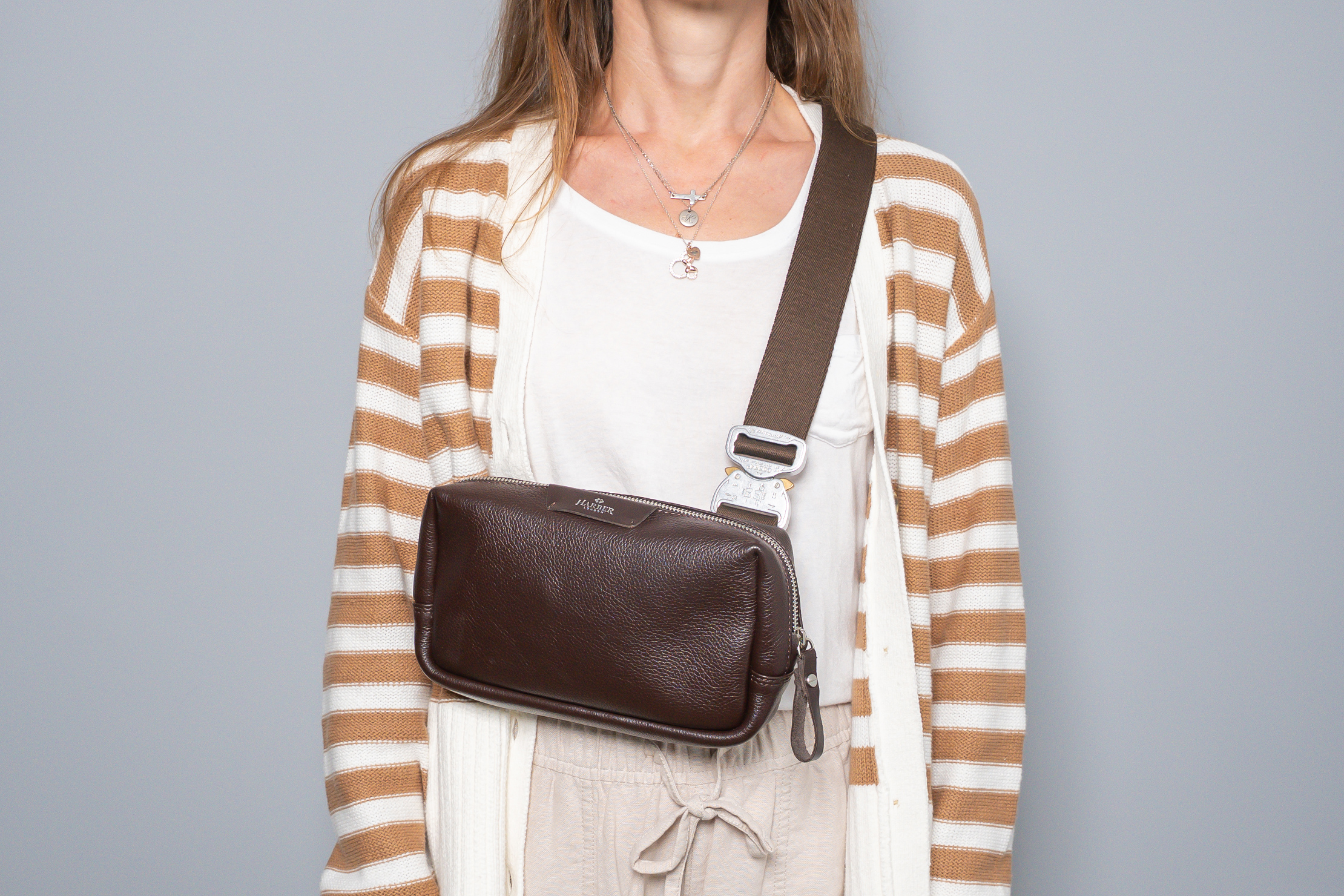 Harber London Leather Crossbody Bag Strap