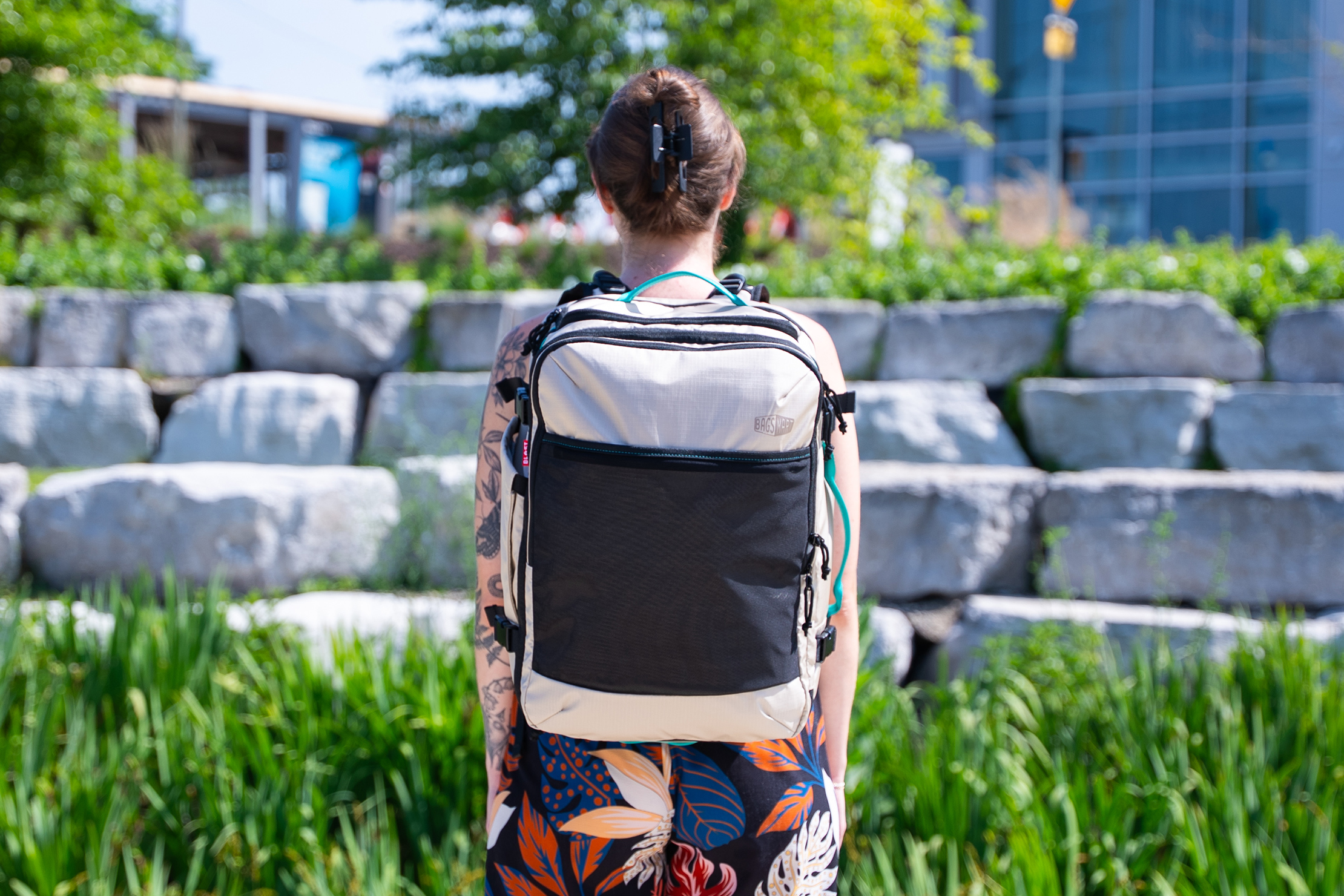 BAGSMART Blast Pro 40L Travel Backpack Back