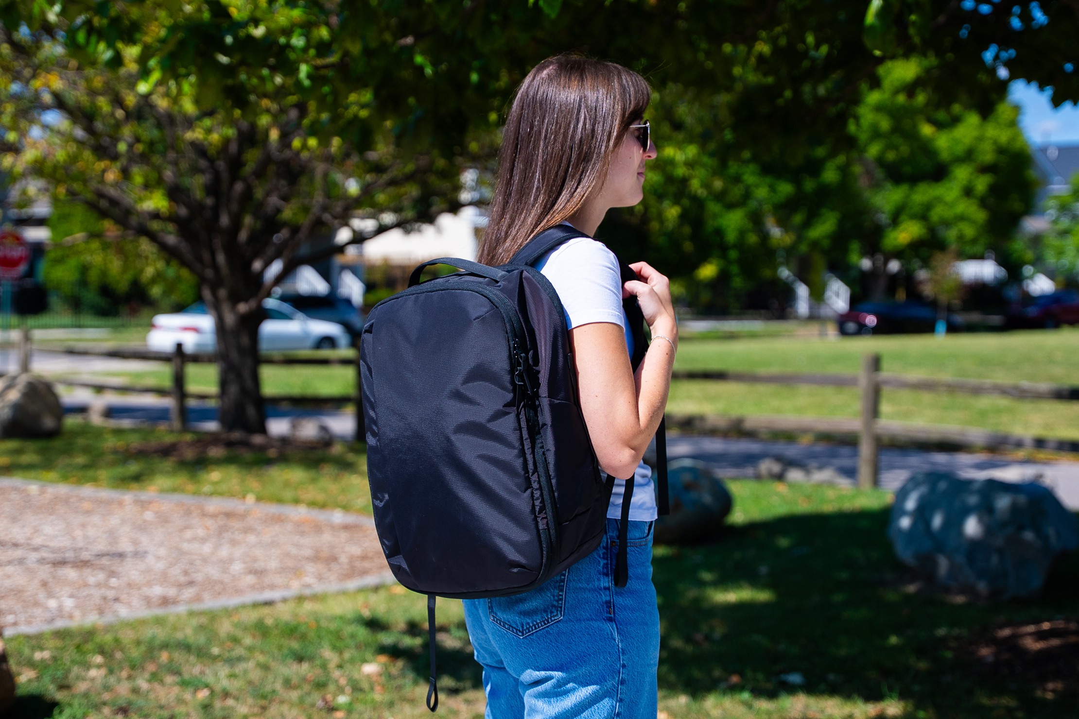 Almond Oak Expandable Travel Backpack 25L + 5L One Shoulder