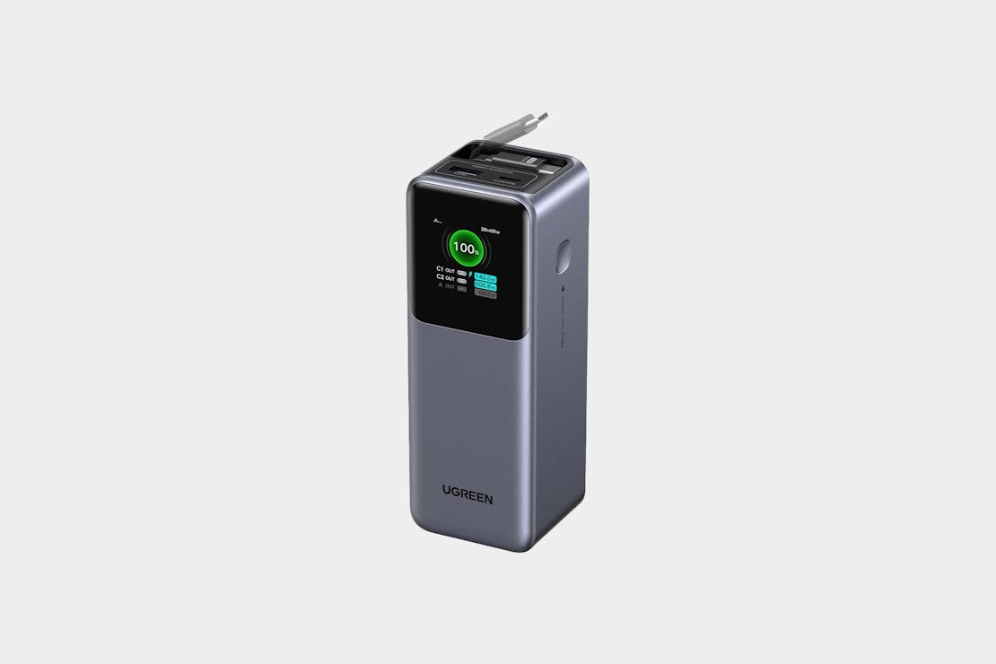 Ugreen Nexode Power Bank 20000mAh 165W with Retractable USB-C Cable