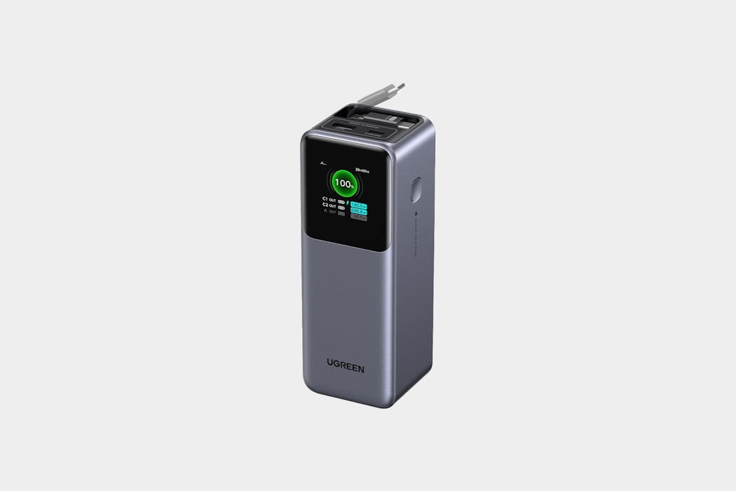 Ugreen Nexode Power Bank 20000mAh 165W with Retractable USB-C Cable
