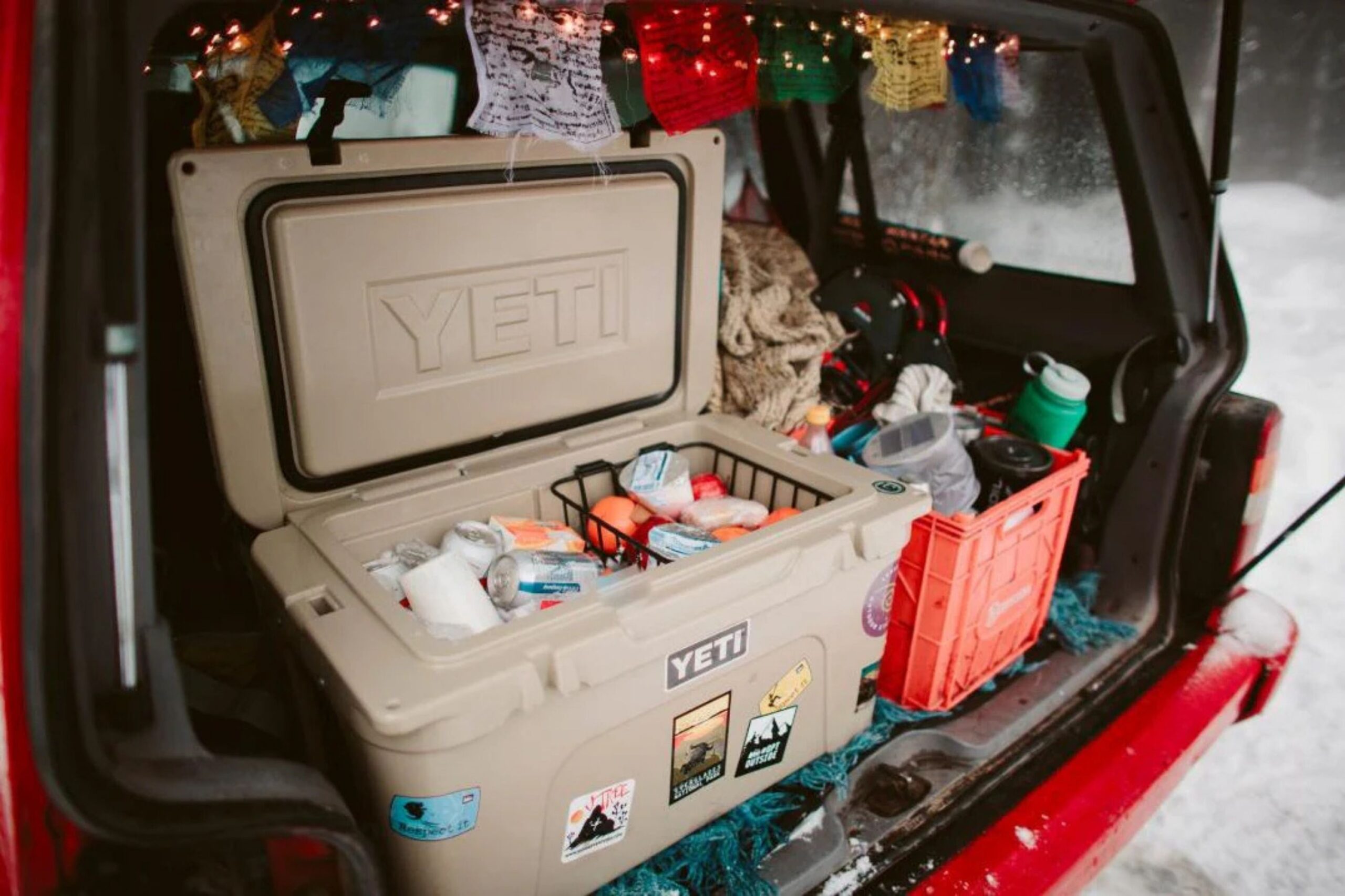 YETI Tundra cooler shown in 45L