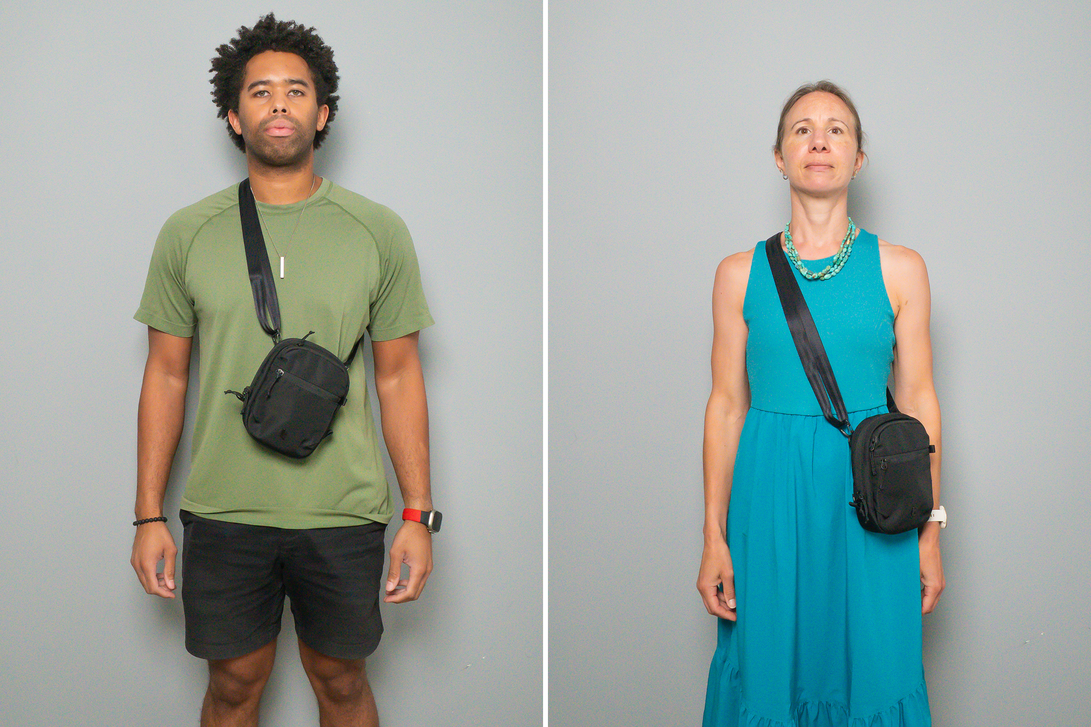 tomtoc Aviator-T37 Travel Crossbody Bag Side-by-Side