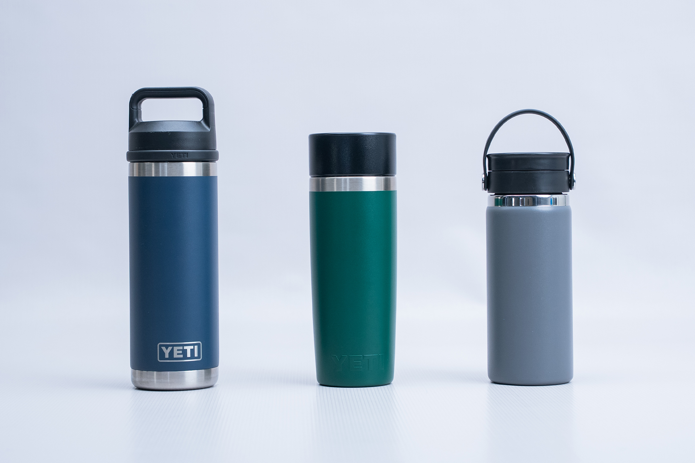 YETI Rambler 16 oz Travel Bottle with Commuter Cap Comparison