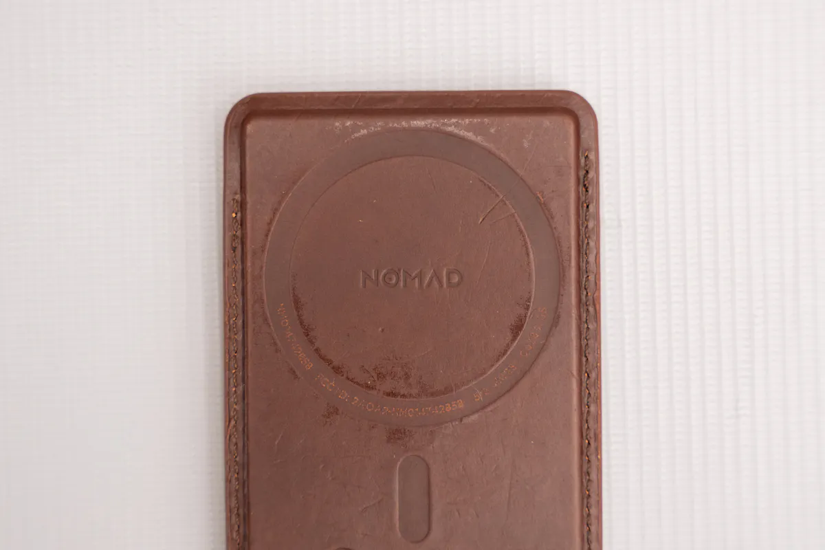 Nomad Goods Leather Mag Wallet Brand