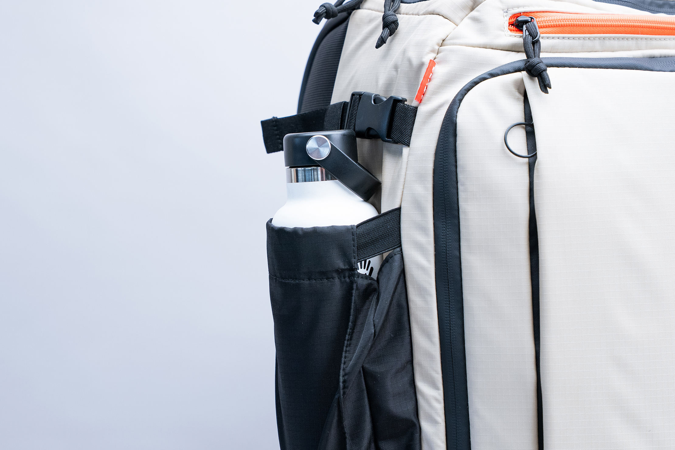 BAGSMART Blast 43L Roller Backpack Water Bottle