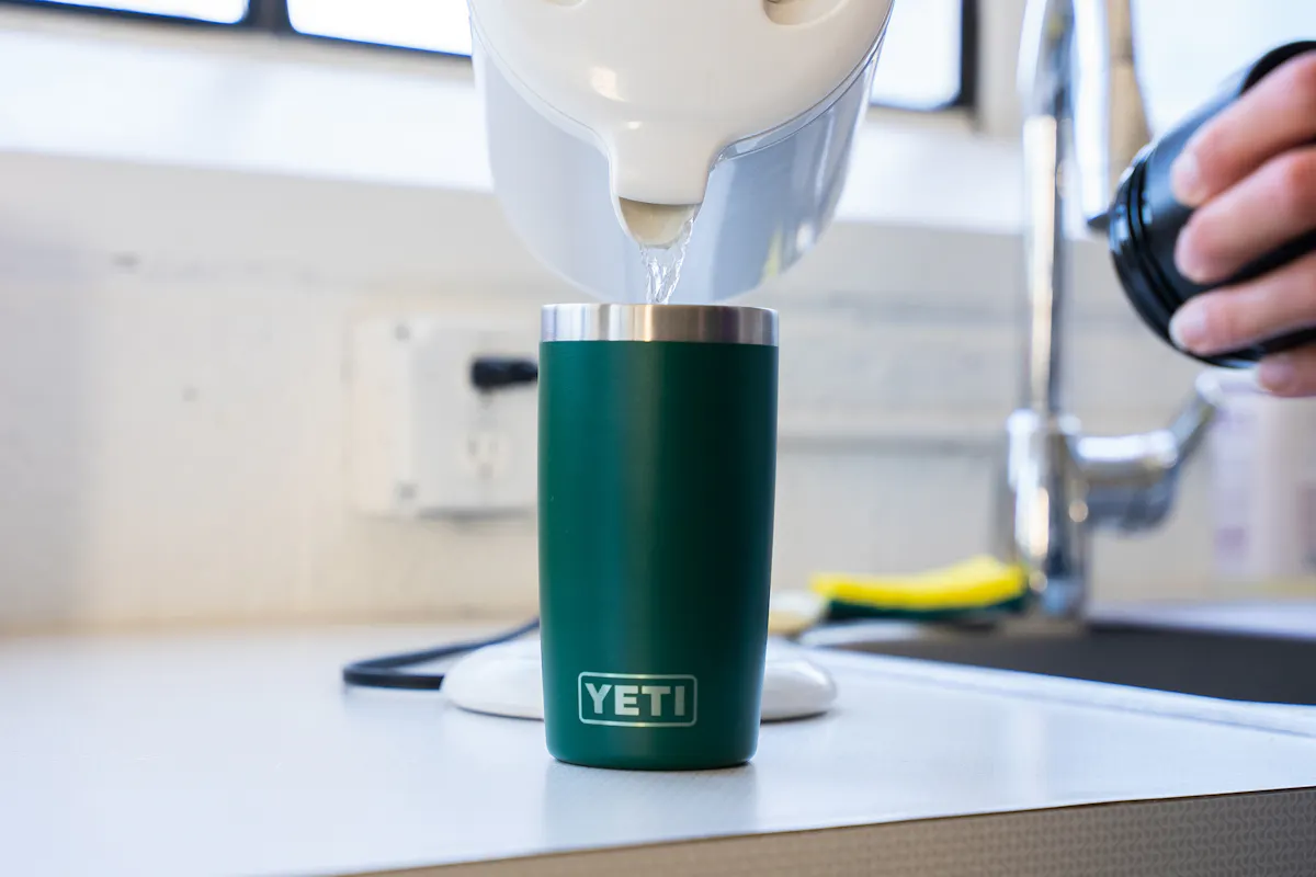 YETI Rambler 12 oz Travel Bottle with Commuter Cap Filling