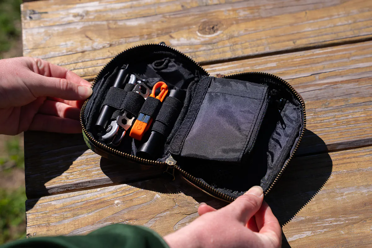 Roaring Fire Spotfire EDC Pouch Interior