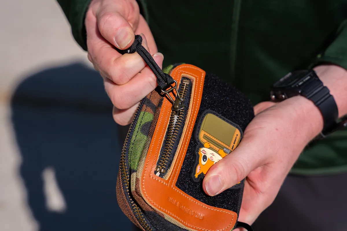 Roaring Fire Spotfire EDC Pouch Zipper