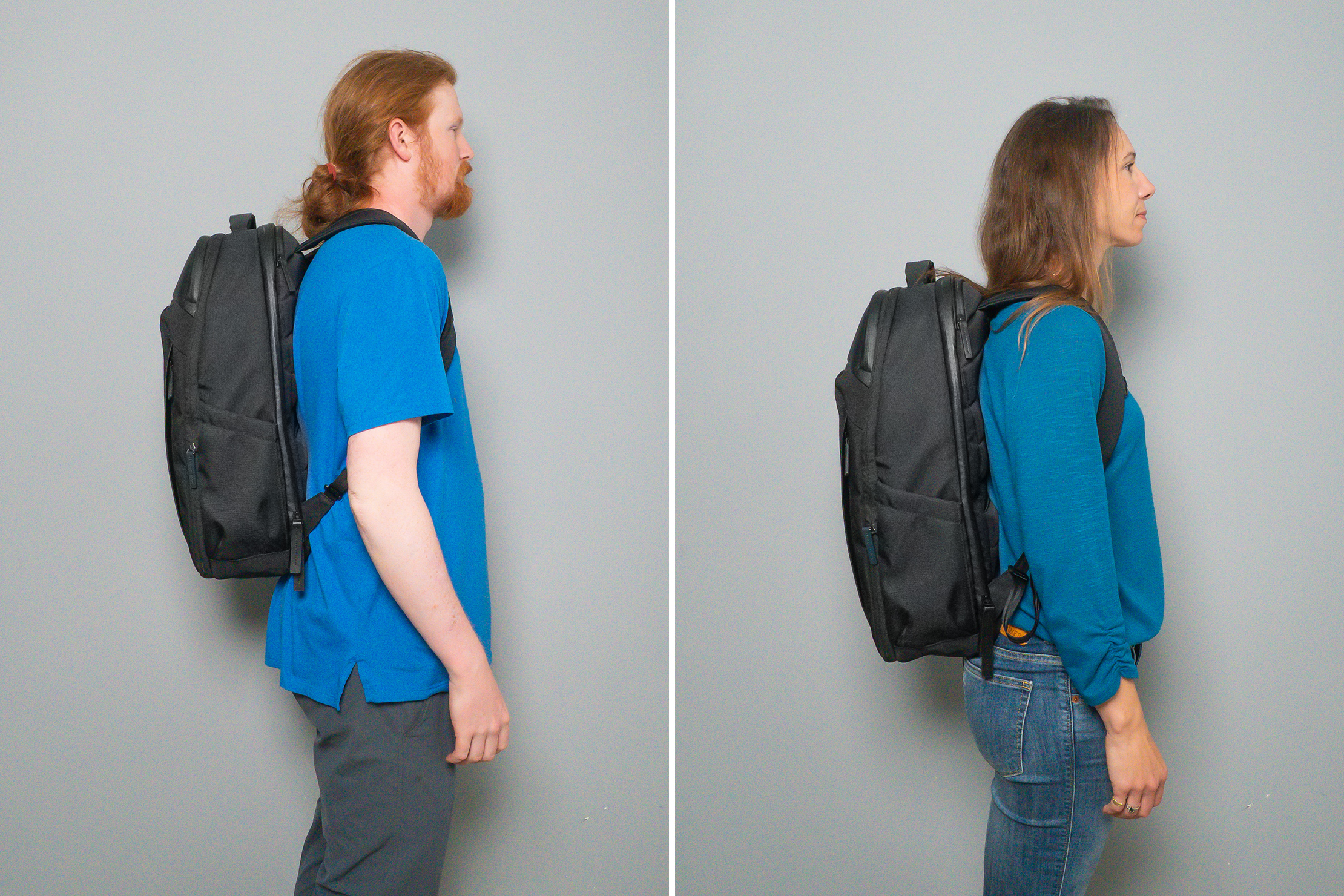 Troubadour Goods Apex Travel Backpack Side by Side