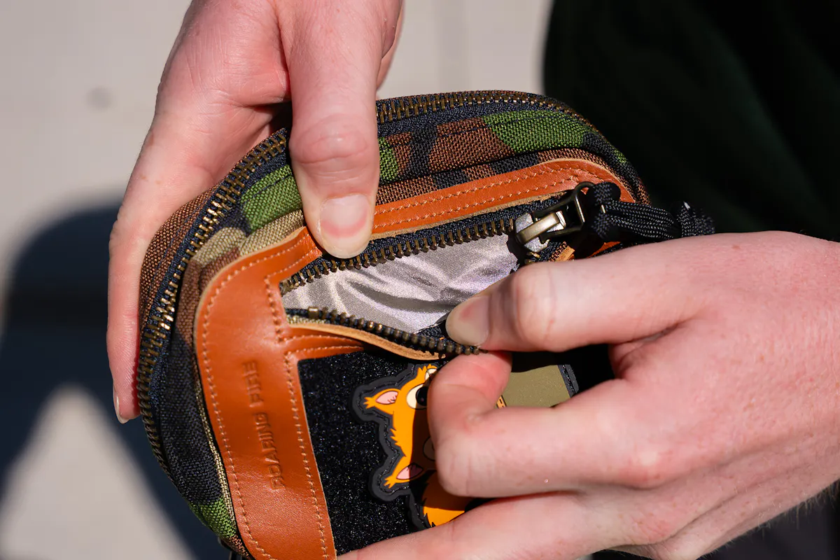 Roaring Fire Spotfire EDC Pouch Pocket Interior