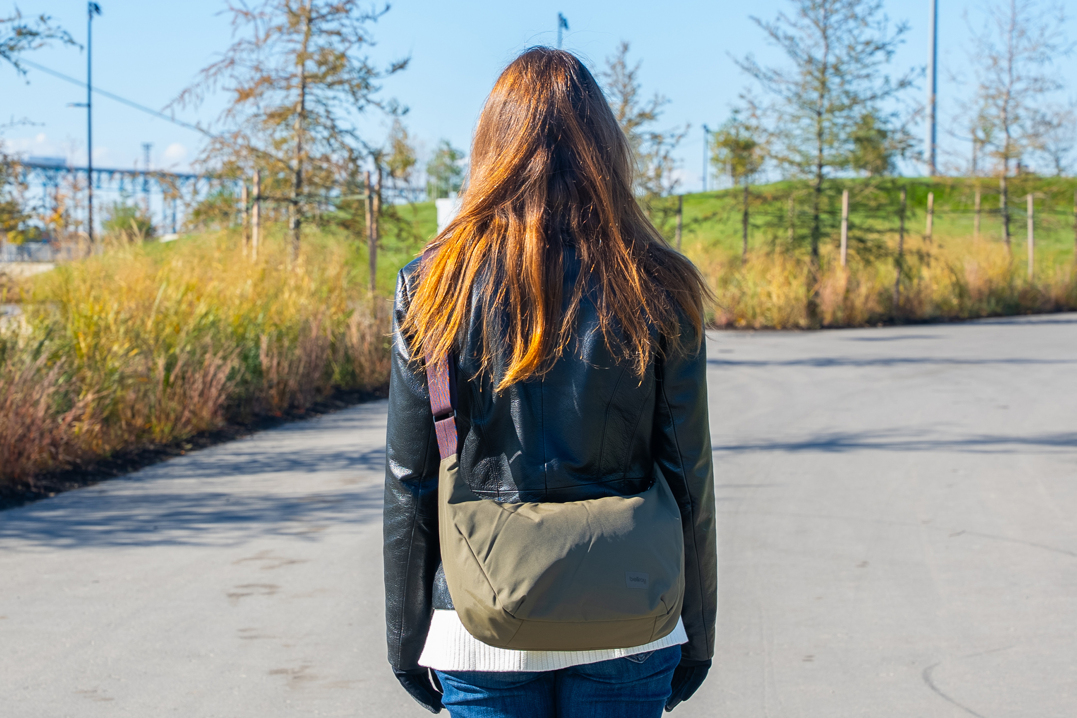 Bellroy Laneway Crescent Bag 7L Back
