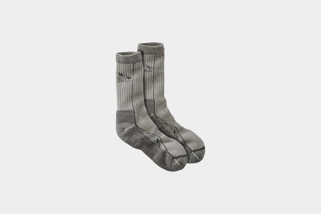 L.L.Bean Adults’ Cresta Wool Midweight Hiking Socks Crew