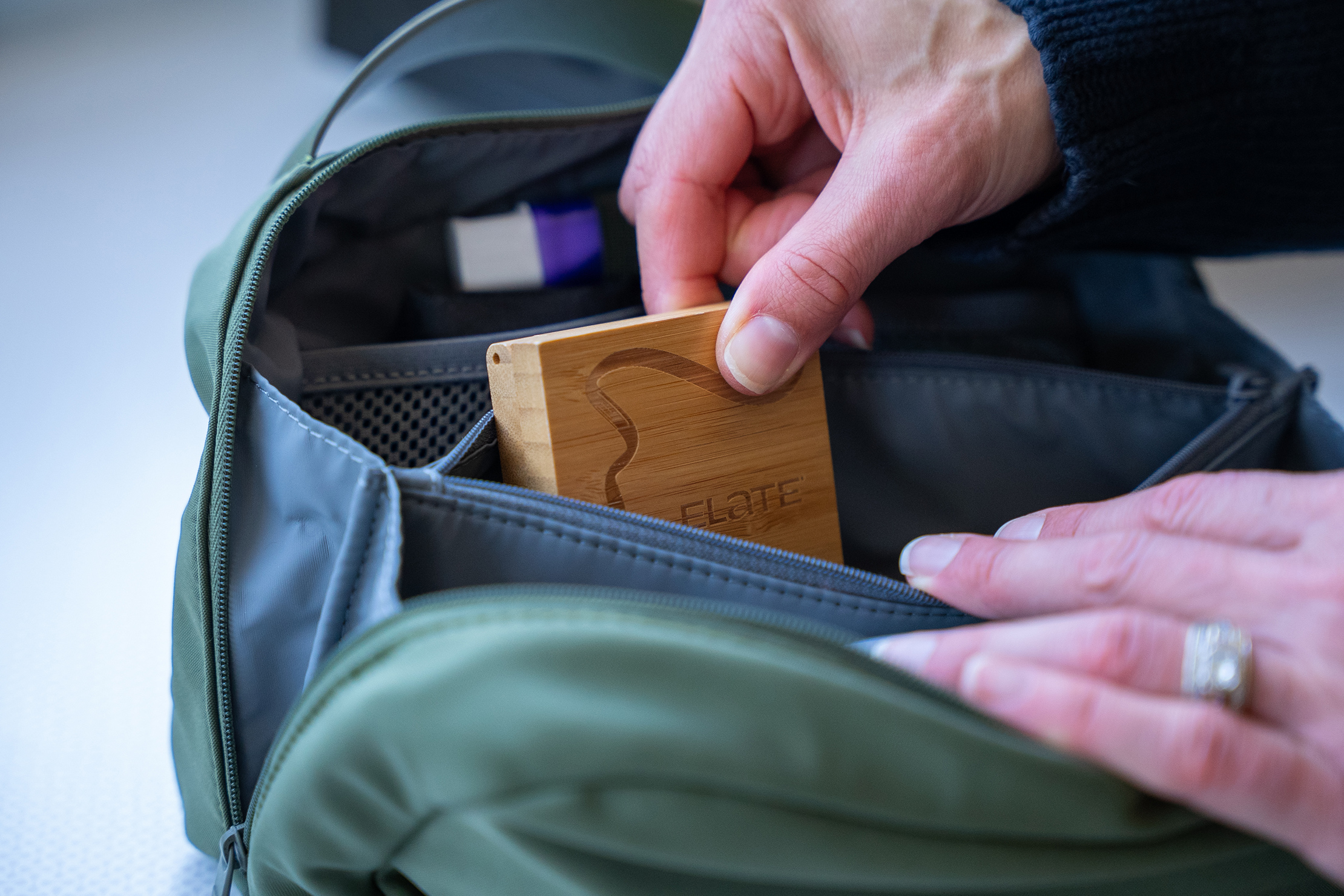 Away Large Toiletry Bag In Use