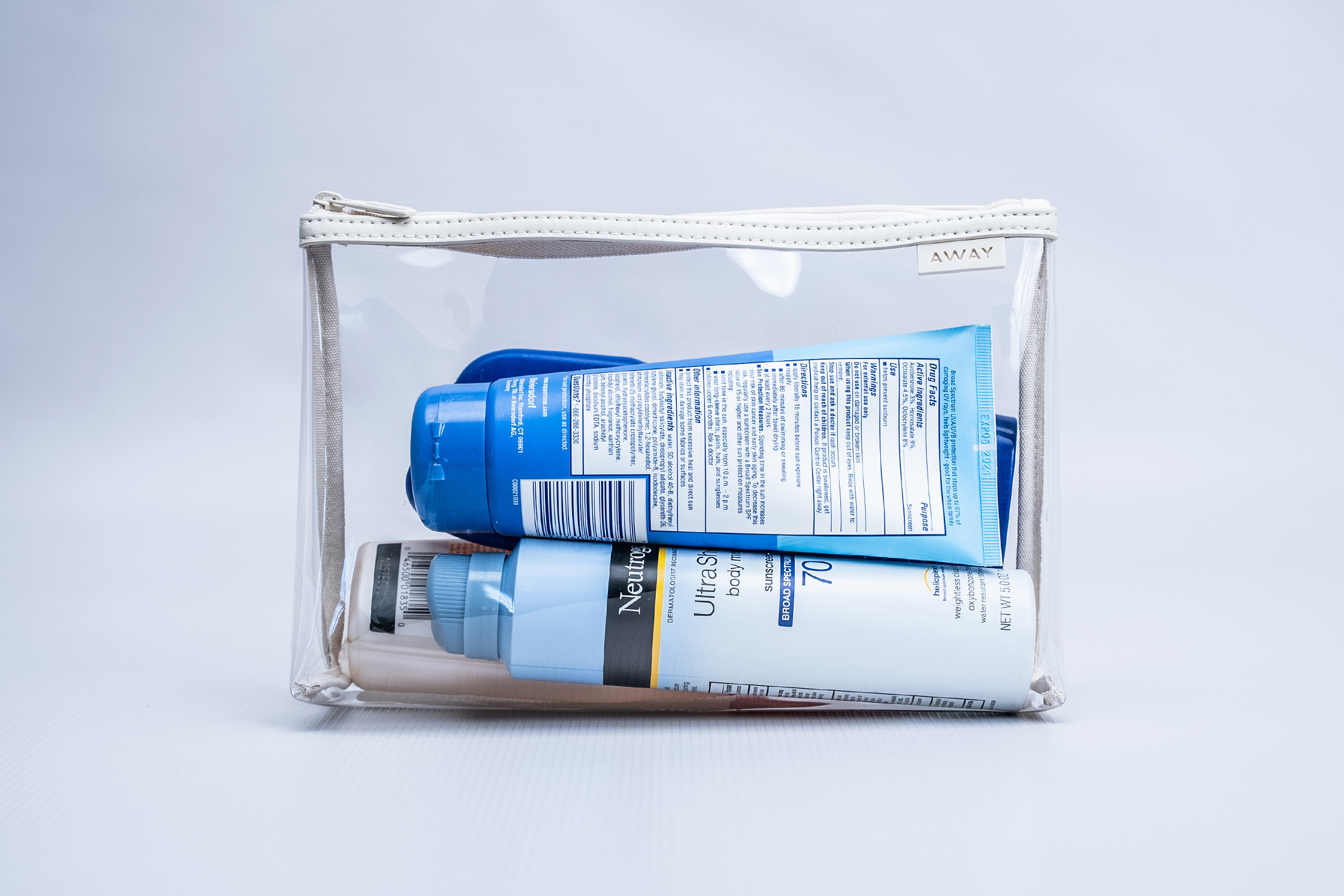Away Clear Pouch Set Medium