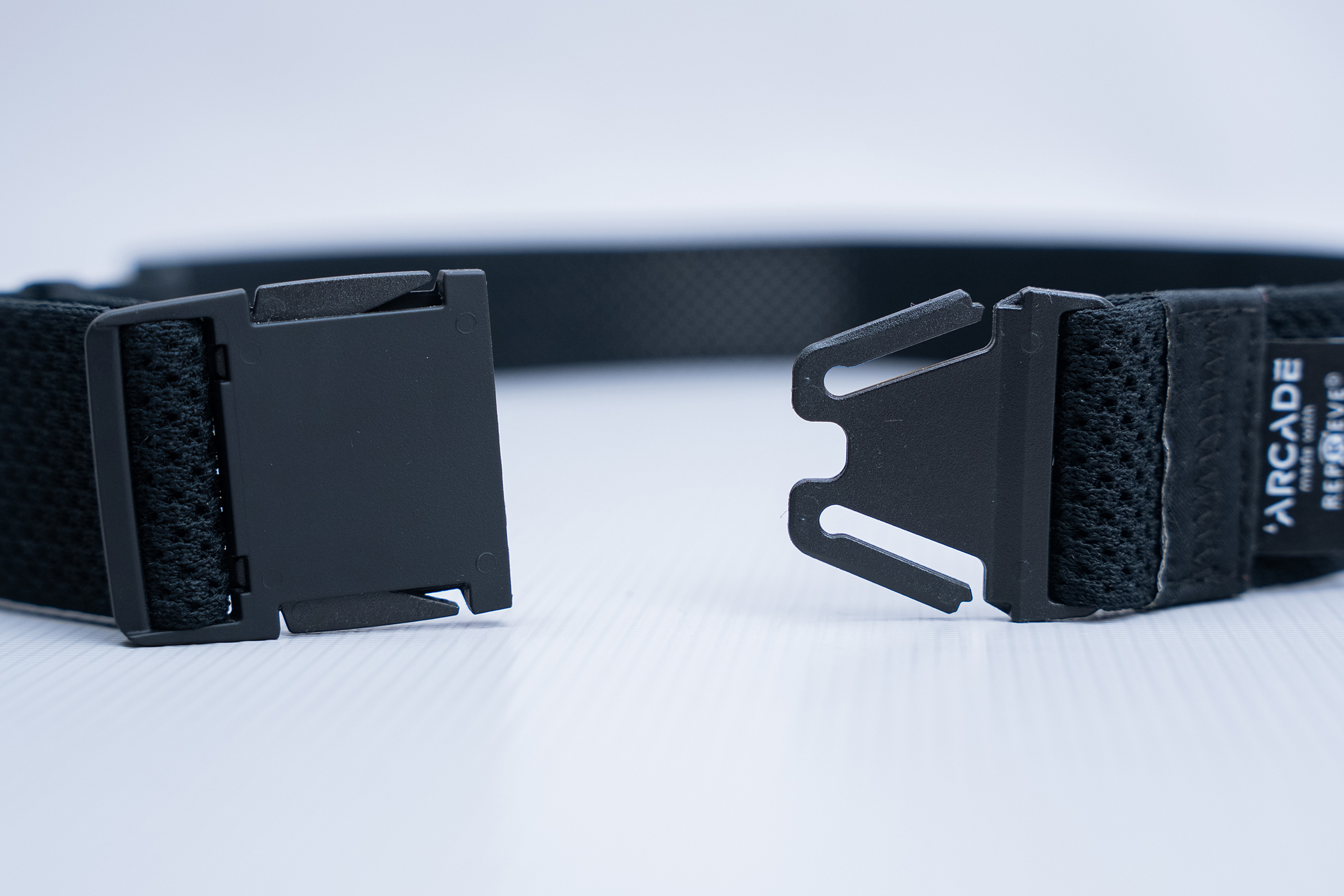 Arcade Momentum Belt Buckle Closeup