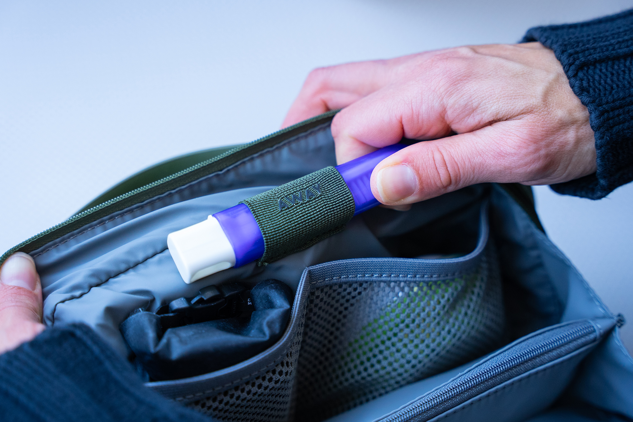 Away Large Toiletry Bag Toothbrush Loop