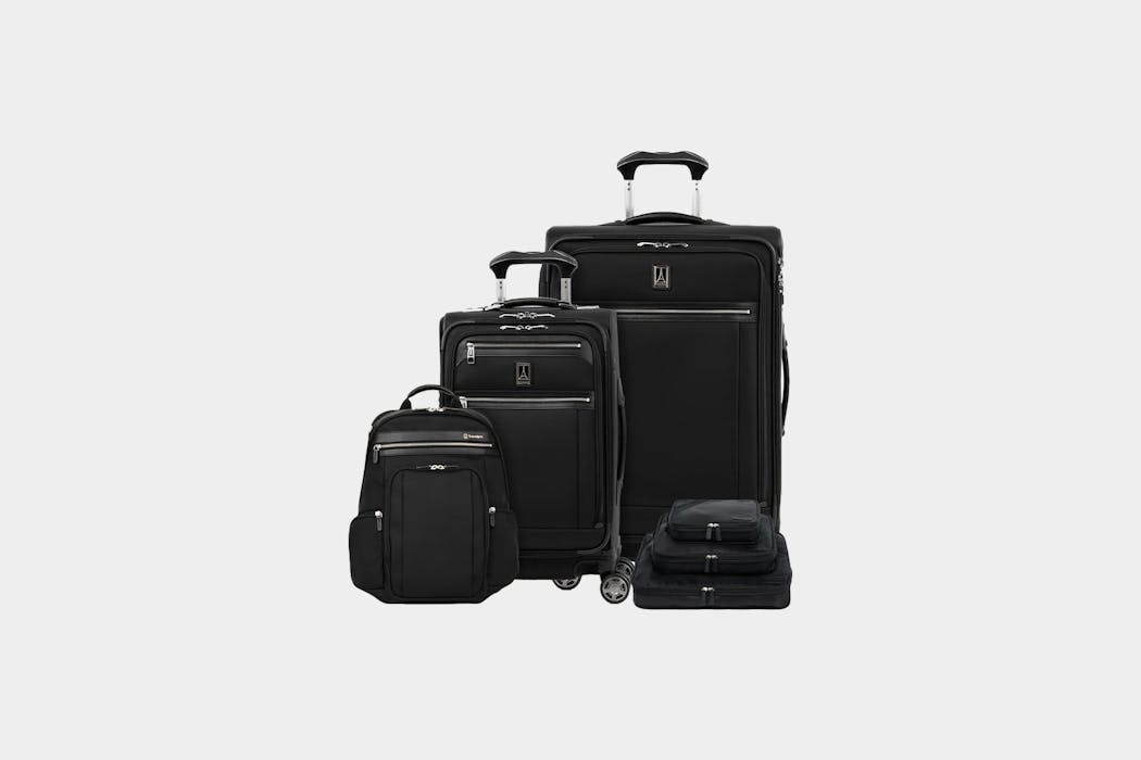 Travelpro Business Class Carry-on, Medium Check-in, Backpack, and Packing Cubes Set