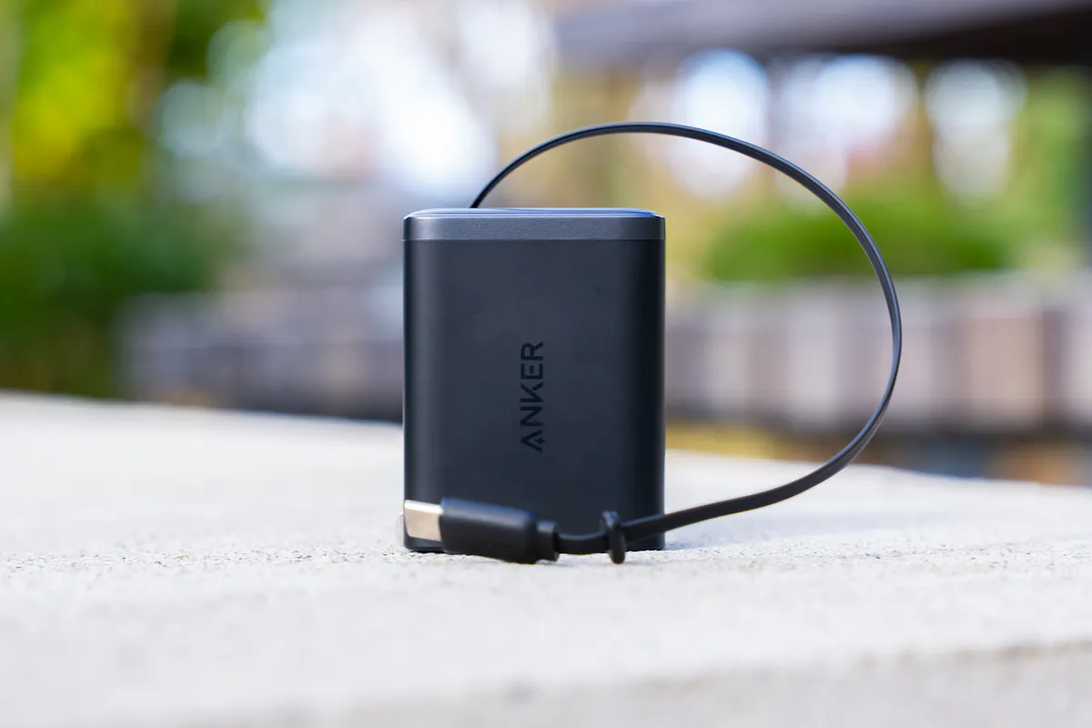 Anker Nano Charger (35W Built-in Retractable USB-C Cable) | Pack Hacker
